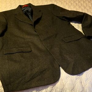 Bill Blass Black Sport Coat Classic Design